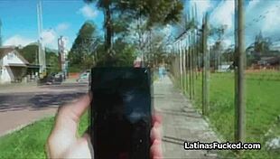 Super cute latina amateur navigates her first casting interview