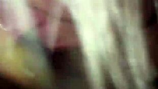 Specific Scene of Pretty Blonde Slut Sucking Big Black Cock with Cum