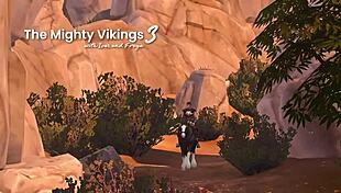 i saw this mighty vikings 3d hentai and it's so nauty, previw version