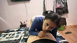 What a blowjob from my friend's wife!