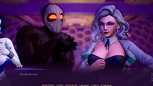 in subverse episode 1, the hot robot slut sucks my dick in space