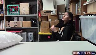 santa costumed mall officer says punish that shoplifter with hard fucking domination