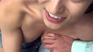 this public hospital masturbation and handjob got caught on the phone, ending with a big cumshot, wow!