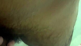 in the bathroom, the strong bearded guy gets a visit from a twink to handle his big cock roughly.