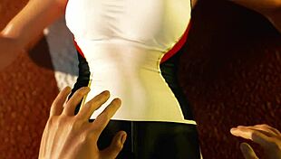 Rena Senpai Shows My Baton in Wild Anime Action