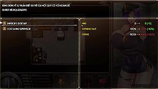 Karryn's Prison Gameplay With Suggestive Prisoner Mode