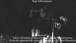 Married Woman Exposes Skirt To Cuckold Outdoors