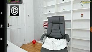 huge tits milf dances seductively while fucking with dildo and titty fuck