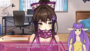 Sexy Ninja Maid Submits to Master in Intense Game