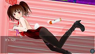 Karin Feels Love Under The Desk In Her School Blazer During Oral.