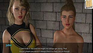 Cowgirl riding with sexy blonde!