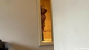 sharing a hotel bed with coworker leads to unexpected morning fuck