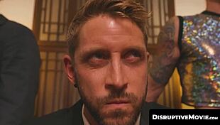 hey, check disruptivemovie com - johnny ford and michael boston in wild bareback orgy