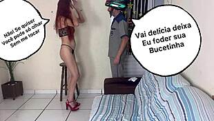 Marido Pede Pra Esposa Receber Entregador Só De Calcinha!