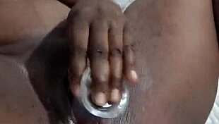 squirty waterfall from fucking ass with dildo