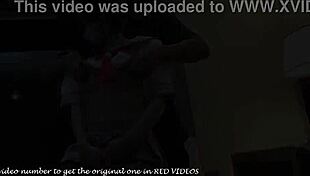 Uniformed Japanese Babies Dominate in Wild Hentai Action