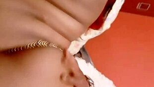 Shaved Pussy Teased by Hard Cock Action!