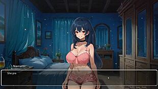 Couple Confesses Naughty Fantasies in Hentai Game
