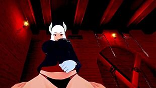 I-I saw Lucifer and Modeus doin' intense sex in helltaker POV