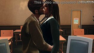 Big tits student learns from her teacher in sims 4