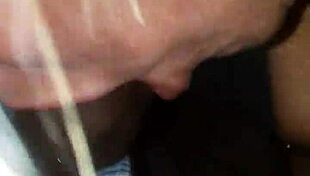 Specific Scene of Pretty Blonde Slut Sucking Big Black Cock with Cum