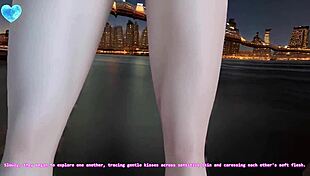 21yo blonde doll visits new york in hentai joi