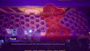 in subverse episode 1, the hot robot slut sucks my dick in space