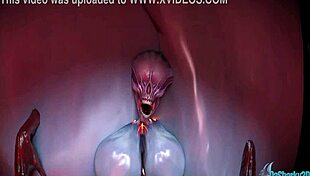 Dasharky3d features doom summoner in hentai anime with cum and pussy