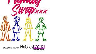 Big tits megan marx swallows monster cock in foursome with stepmom nickey huntsman and group