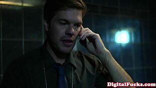 Blonde Big Tited Babe Roleplays As Mature Milf In Full Movie Storyline With Throat Slam