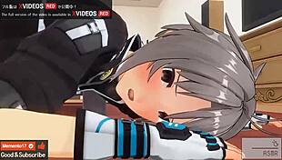 3D animated hentai with ASMR voice for a more realistic experience