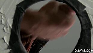 Gay gloryhole fun at its best with anal sex and blowjobs