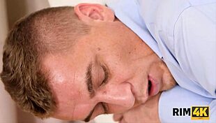 Beautiful teen woman explores fetish rimming in intimate moment