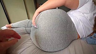 My step sister caught me jerking off and i fucked her ass through the hole