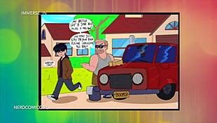 Young crossdresser plays with virgin ass using toys outdoors 😈