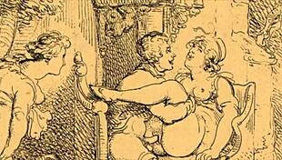 Vintage erotic drawings tease with hidden sensual secrets