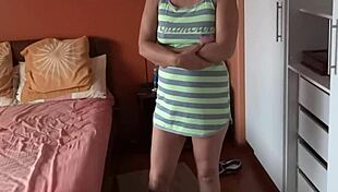 I Receive a Big Cumshot and Rub Milk All Over My Body, Full Semen!