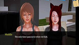 Intense 3D Hentai Teens with Big Tits in My New Family 215