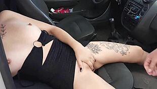 giving a blowjob to a guest after the party in front of my husband