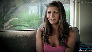 Watch Rebecca and Ashley strip their big tits!