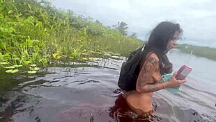 I had an amazing time fucking with my friends in the Bahia swamp