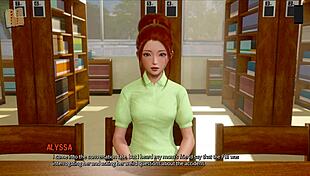 This 3D teen gets her clothes ripped for sexy action!