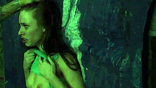 Watch Anya's Pussy Gape From Rough Outdoor Dildo