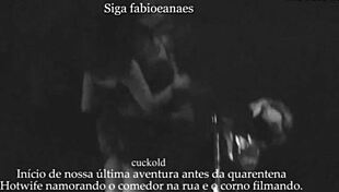 Married Woman Exposes Skirt To Cuckold Outdoors