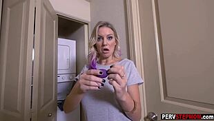 Perv Stepson Helps Horny Milf Stepmom