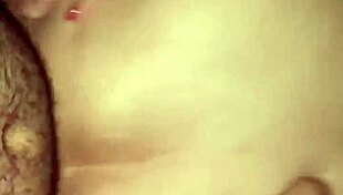 He eats the chubby girlfriend's ass and cums inside her.