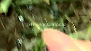 Wild orgy in the bush with four big-cocked guys