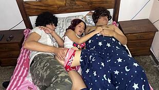 Sharing Bed with Girlfriend’s Best Friend, Feeling Him Screw Her Beside Me NTR