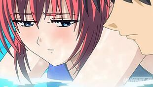 Step Siblings Almost Caught Fucking in the Pool!