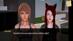 Intense 3D Hentai Teens with Big Tits in My New Family 215